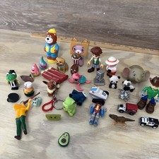 Vtg Toy Accessories Junk Lot Wind Up Toy Box Bottom Cake Topper Lot