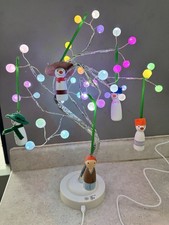 The Snowman Led Tree With Handmade Decorations