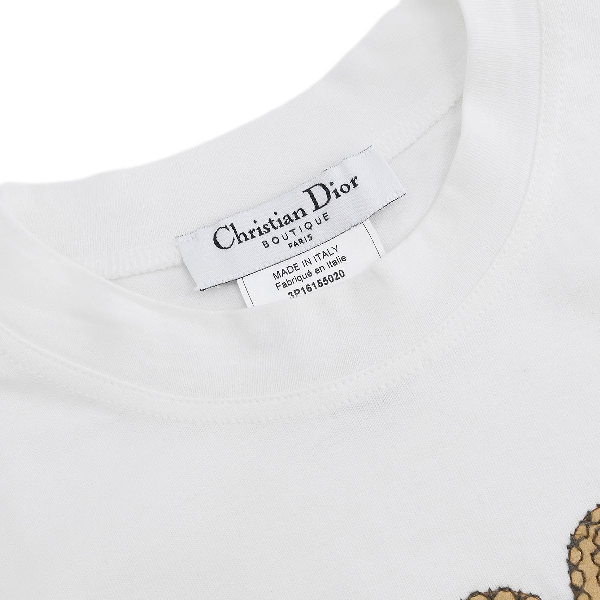 CHRISTIAN DIOR ホワイト Tシャツ 新品 ディオール」の新作Tシャツは秋口に着たくなる名品。シグネチャー