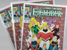 (3) X = Excalibur #18- 1990 Chris Claremont, Dennis Jensen, X-Men~ ALL 3 NM