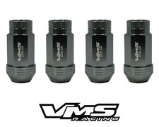 20 Gunmetal Vms Racing 50mm 12x1.5 Aluminum Lightweight Wheel Rim Lug Nuts Set C