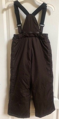 Rothschild Girls Convertible Bib Snow Ski Pants Brown size (M) 5/6 NW0T - Picture 2 of 4