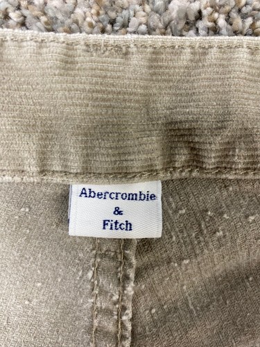 Women's Abercrombie & Fitch Flare Corduroys size 4 tan khaki bootcut - Picture 11 of 15