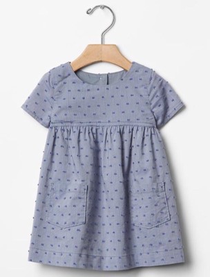 NWT Baby Gap Girls Size 0 3 6 12 18 24 Months Ombre Dip Dye Denim Jean Dress