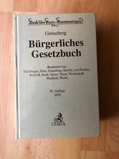 BGB / Grüneberg / 81. Auflage von 2022