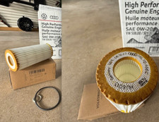 (1) 06L-115-562-B VW/Audi Oil Filter With O-Ring 1.8L 2.0L - Genuine OEM 12-23