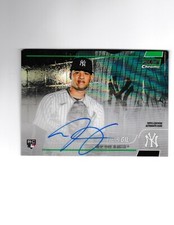 2022 Stadium Club Chrome Green Refractor Auto Luis Gil RC Rookie Card  # 45/99