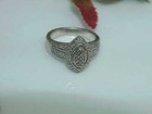 Sterling 1.00ct Diamond Marquise Shape Ring 925 Sz: 7 ~ 5.8Gr Vintage JTW — photo 6