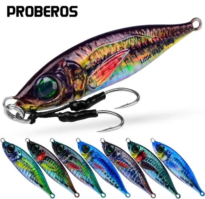 3 Jig In Metallo 75g/80g Pesca Popping Tonno - Leader Line - Foto 8