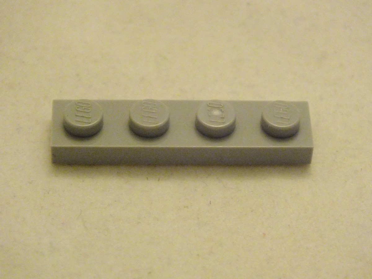 LEGO 1X4 GREY FLAT PLATE BRICK BRAND NEW NEVER USED 710 PIECES
