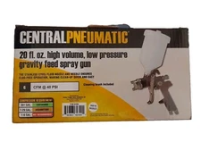 Central Pneumatic 20oz. High Volume, Low Pressure, Gravity Feed Spray Gun #62300