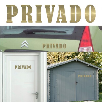 Private Sticker Vinyl Cut. Aufkleber Vinyl Ausschnitt Privat B