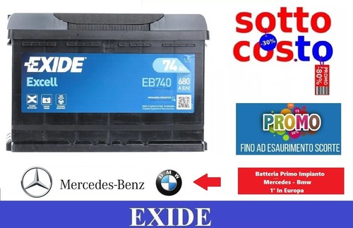 Batteria Auto Avviamento Bosch 74 Ah 680a 12v S4008 Senza Start/Stop