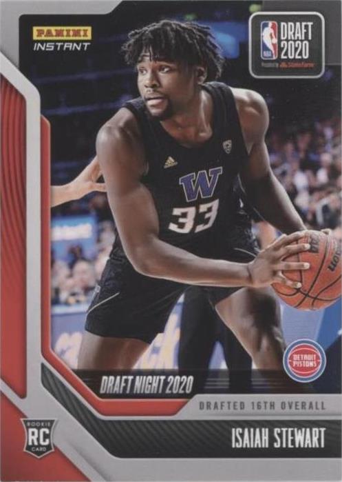 2020 Panini Instant Draft Night - Isaiah Stewart #DN36 - 1 of 2