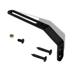 Pickguard Bracket Arch Top Angled Black Large 086007BK