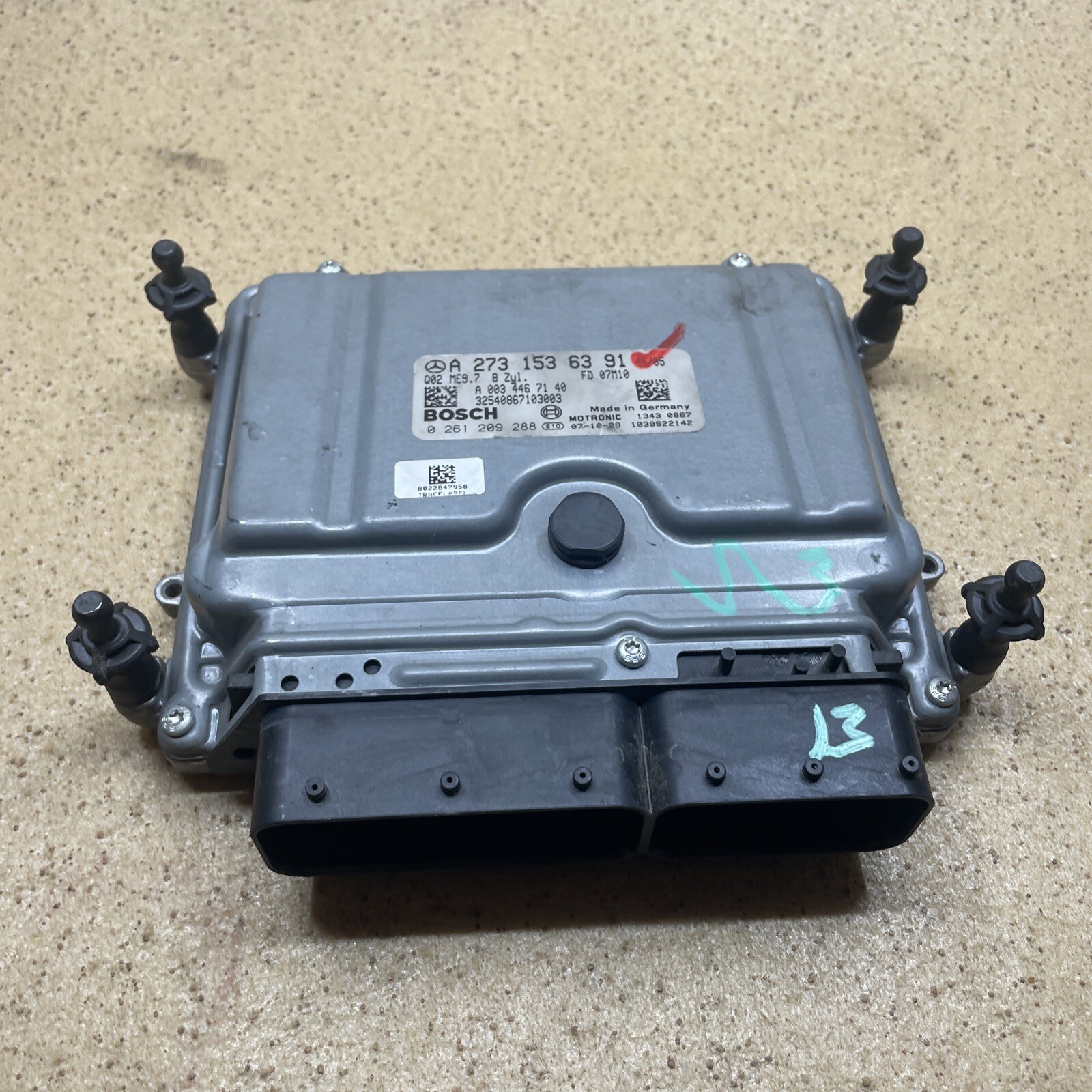 07-12 Mercedes X164 GL450 M273 ECU Engine Control Module 
