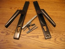 Drückergarnitur - PZ Schild - Balkontürgriff Türgriff Langschild