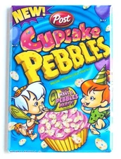 Cupcake Pebbles FRIDGE MAGNET cereal box