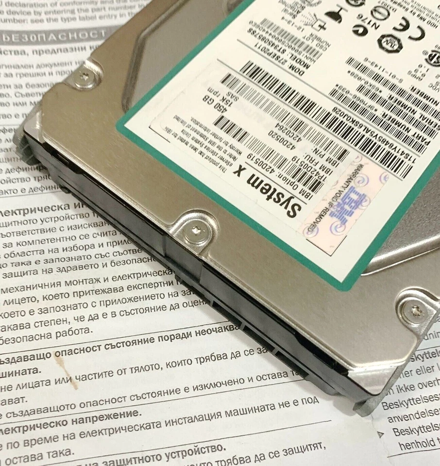 NEW 42D0519 42D0520 46M7030 IBM 450GB 15K SAS 3.5" HS HDD for System x3650 x3550 - Image 3 of 4