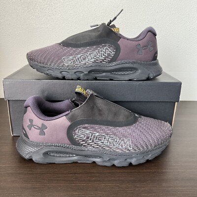 Under Armour HOVR Infinite Storm Zip Up Black Running Shoes 3024223-001  US