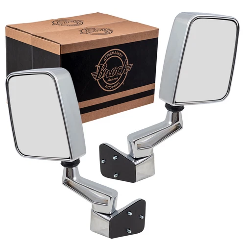 Manual Mirror fits 1987-2002 Wrangler Door Hinge Mounted Performance Upgrade