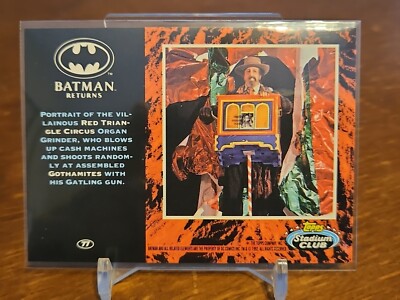 1992 Topps Stadium Club Batman Returns Red Triangle Circus Gang