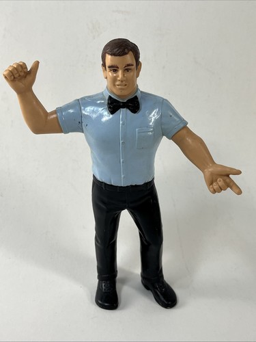 WWF LJN Superstars 1987 Blue Shirt Referee Wrestli...