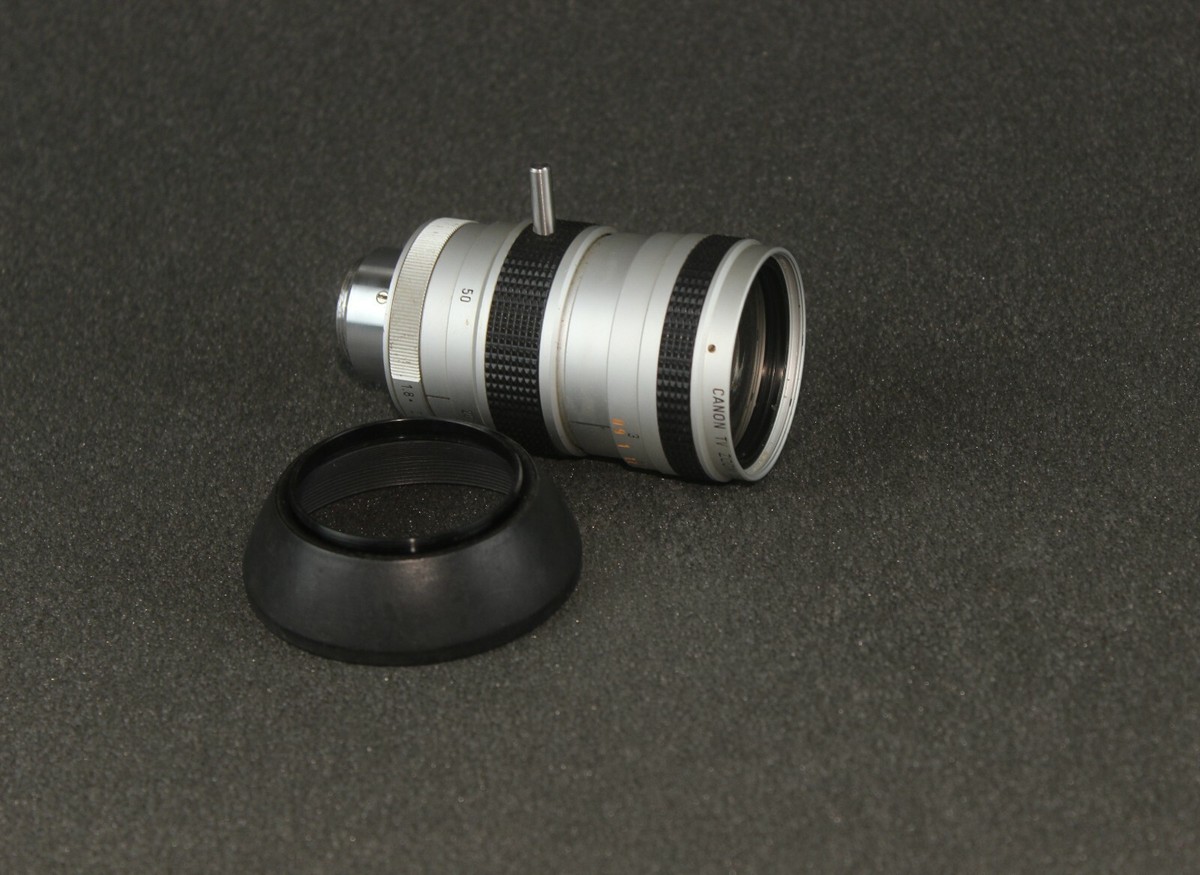 Lens CANON TV ZOOM J4 x 12 12.5-50mm 1 : 1.8 Made in Japan Lens CANON TV ZOOM J4 x 12 12.5-50mm 1 : 1.8 Made in Japan