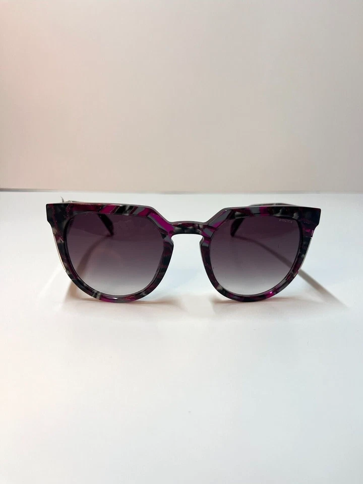 Police SPLD34 粉色玳瑁 OXAY 塑料几何太阳镜镜框 51-22-140 — 第 2/4 张图片