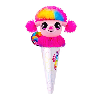 Zuru Coco Cones Rainbow Collection ( Splash)  10'' Plush Poodle Animal Toy Age 3+