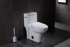Fiore 33292 One Piece Elongated Toilet w/ Soft Close Seat, ADA Comfort Height