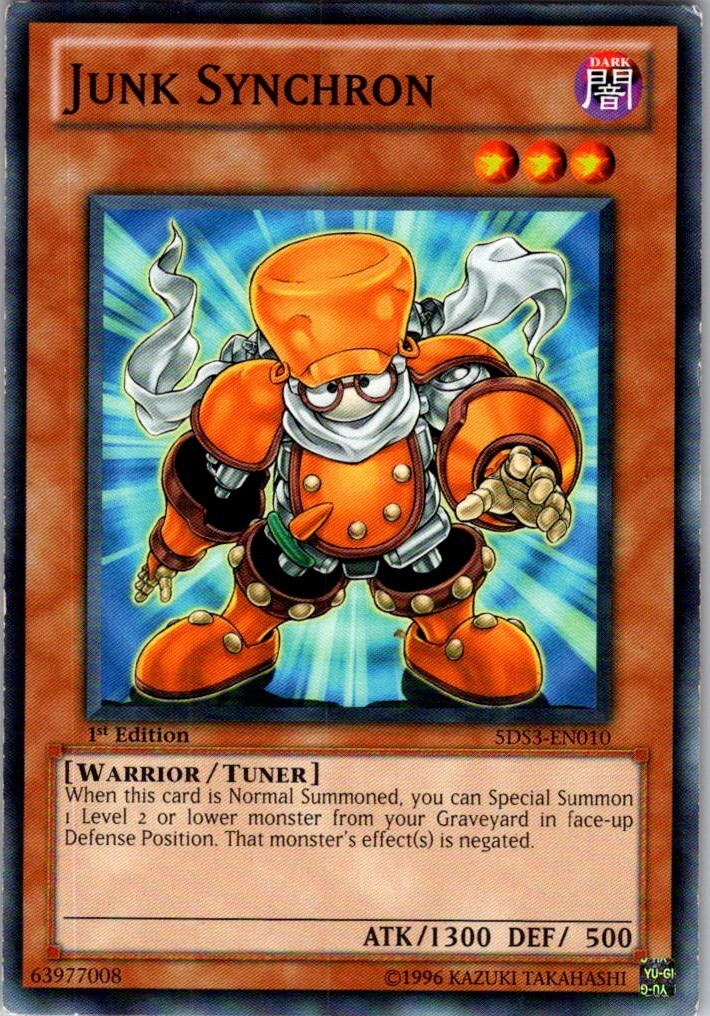 yugioh synchron deck 2017 Complete Custom for Yu-Gi-Oh! letting you easily Synchro Summon a more powerful Monster to the field Junk Synchron 5DS3-EN010 Starter Deck: