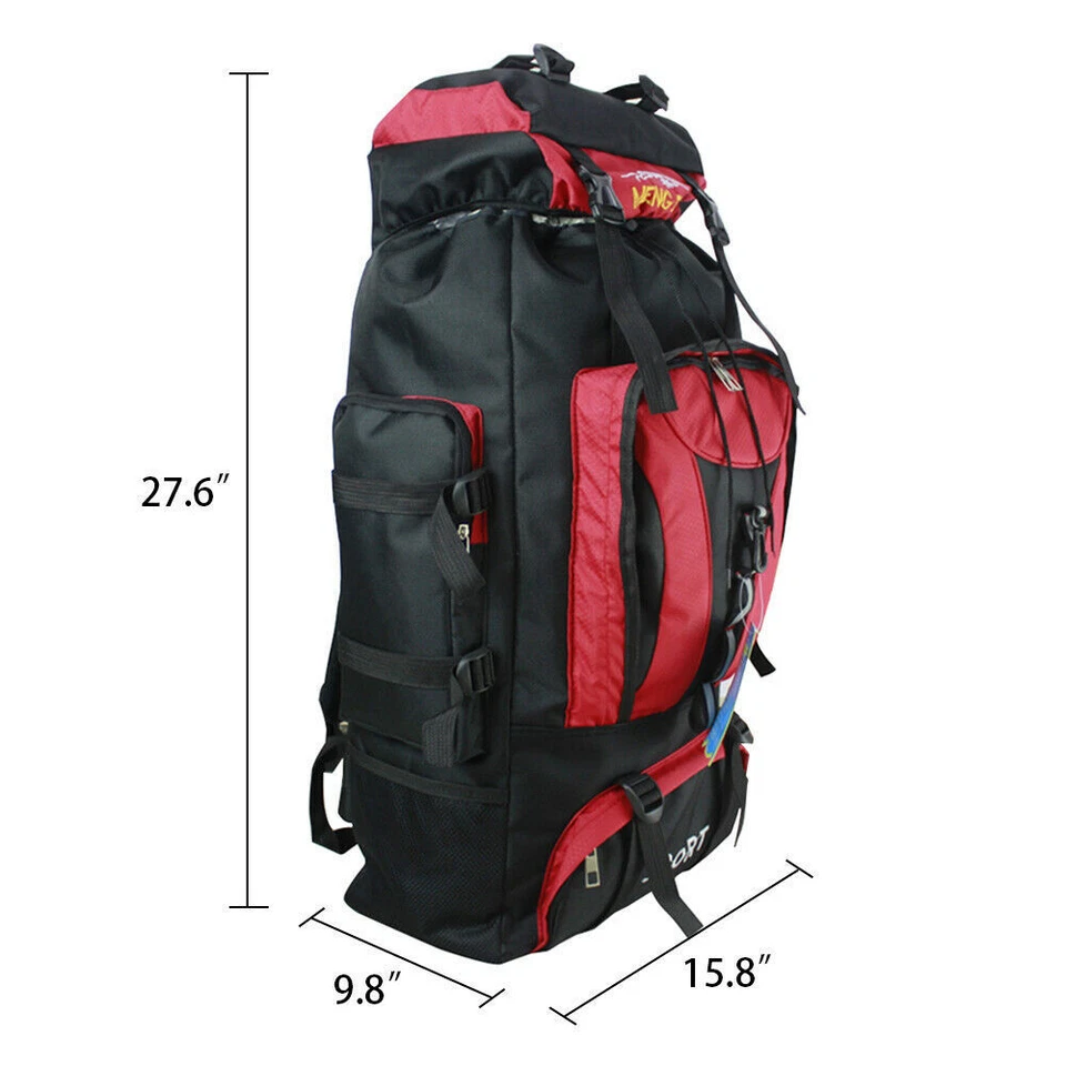 Mochila táctica grande militar 70L mochila camping senderismo bolsa viaje al aire libre Foto 2 de 4