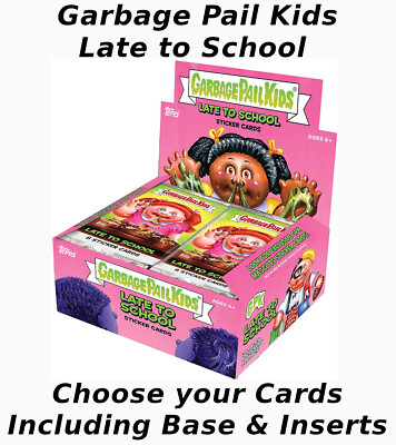 2020 Garbage Pail Kids Late To School PICK YOUR CARD with Base, Green Yellow GPK