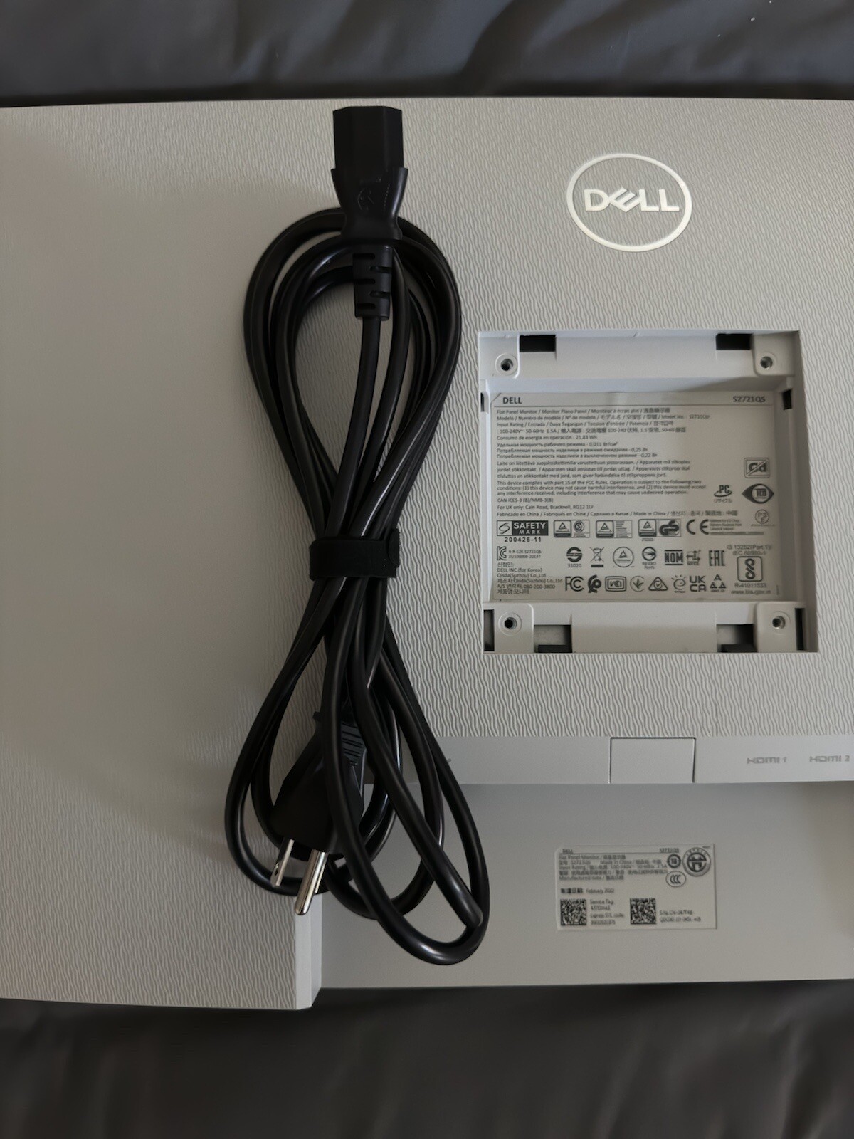 Dell S2721QS IPS Computer Monitor 27" 3840 x 2160 4K 884116375616 eBay