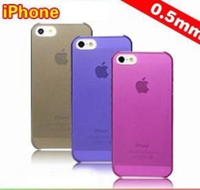 2x iPhone 5 5G 5S Ultra Thin Fashion Matte Clear Case Cover + Screen Protector
