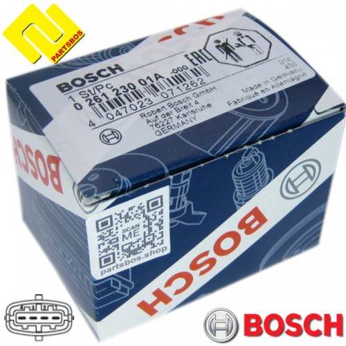 BOSCH 026123001A ,0281006049 INTAKE MANIFOLD PRESSURE SENSOR MAP 504307953 - Picture 3 of 8