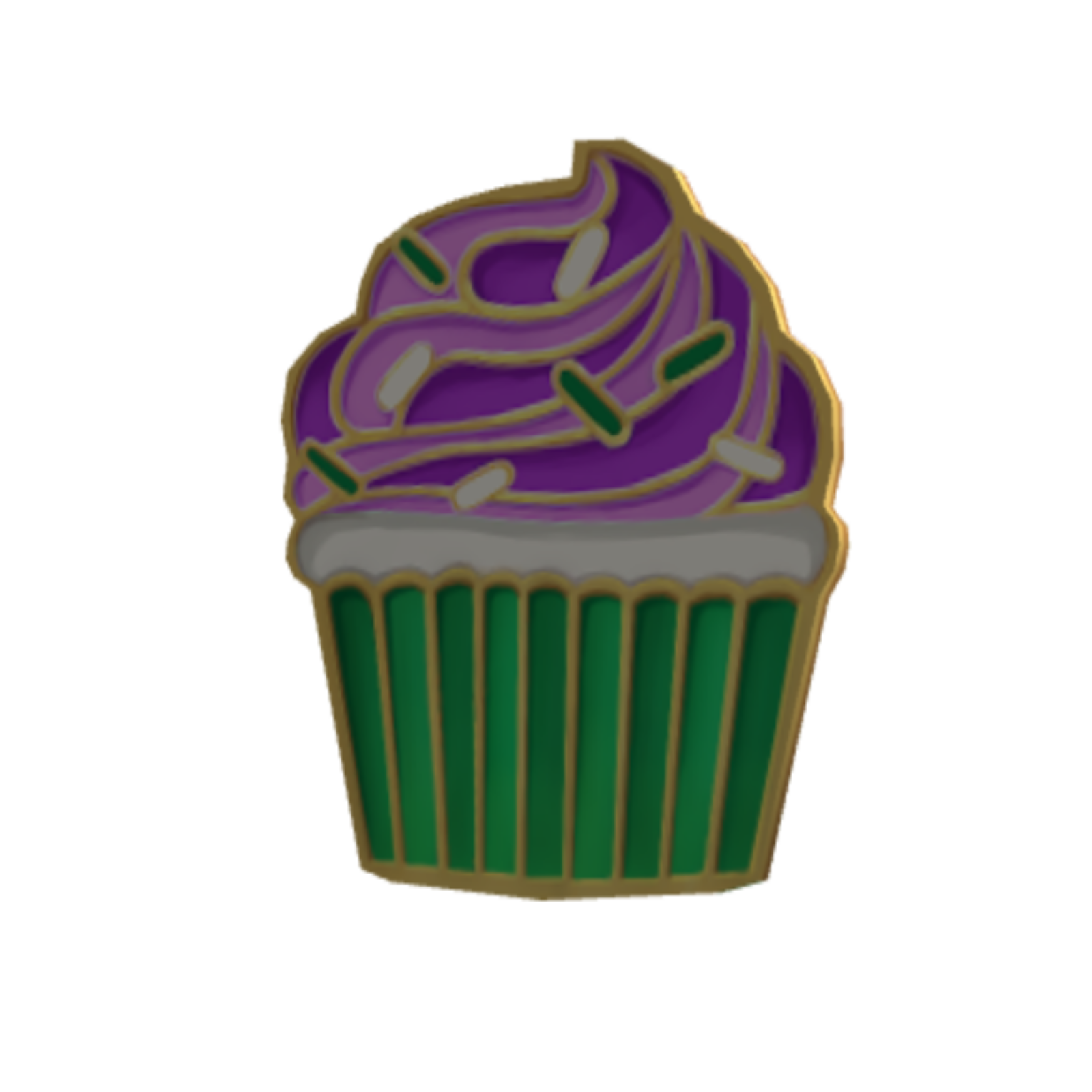 Cupcake Enamel Pin Roblox Celebrity Series 10 (SENT THROUGH MESSAGES)-image