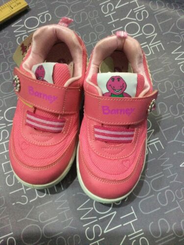 Last new pc New barney Toddler Girls Size 18 cm 8 inches internally shoes - Photo 1/3