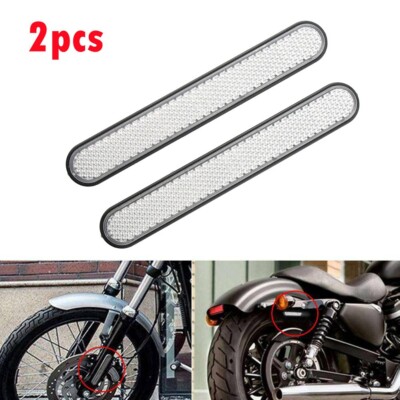 Universelle Reflektoraufkleber f��r Harley Fork Legs und Satteltaschen 1 Paar