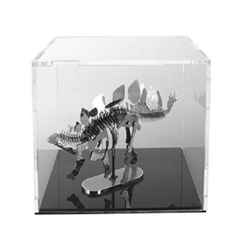 Metal Earth Clear Perspex Acrylic Square Cube Display Stand Box 10x10x10cm - Bild 1 von 5