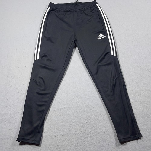 Adidas Tiro 21 Trainingshose Herren M schwarz Fußball Slim Fit Climalite Ankle Zip