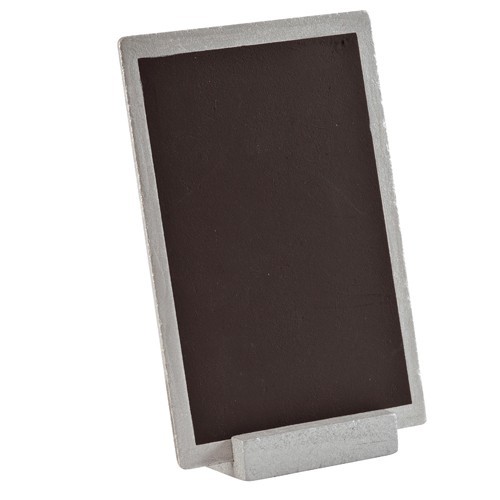 Tafel zum Stellen, silber, 10 x 15 cm Tischkarte zur Hochzeit Dekoration Menu - Bild 1 von 1