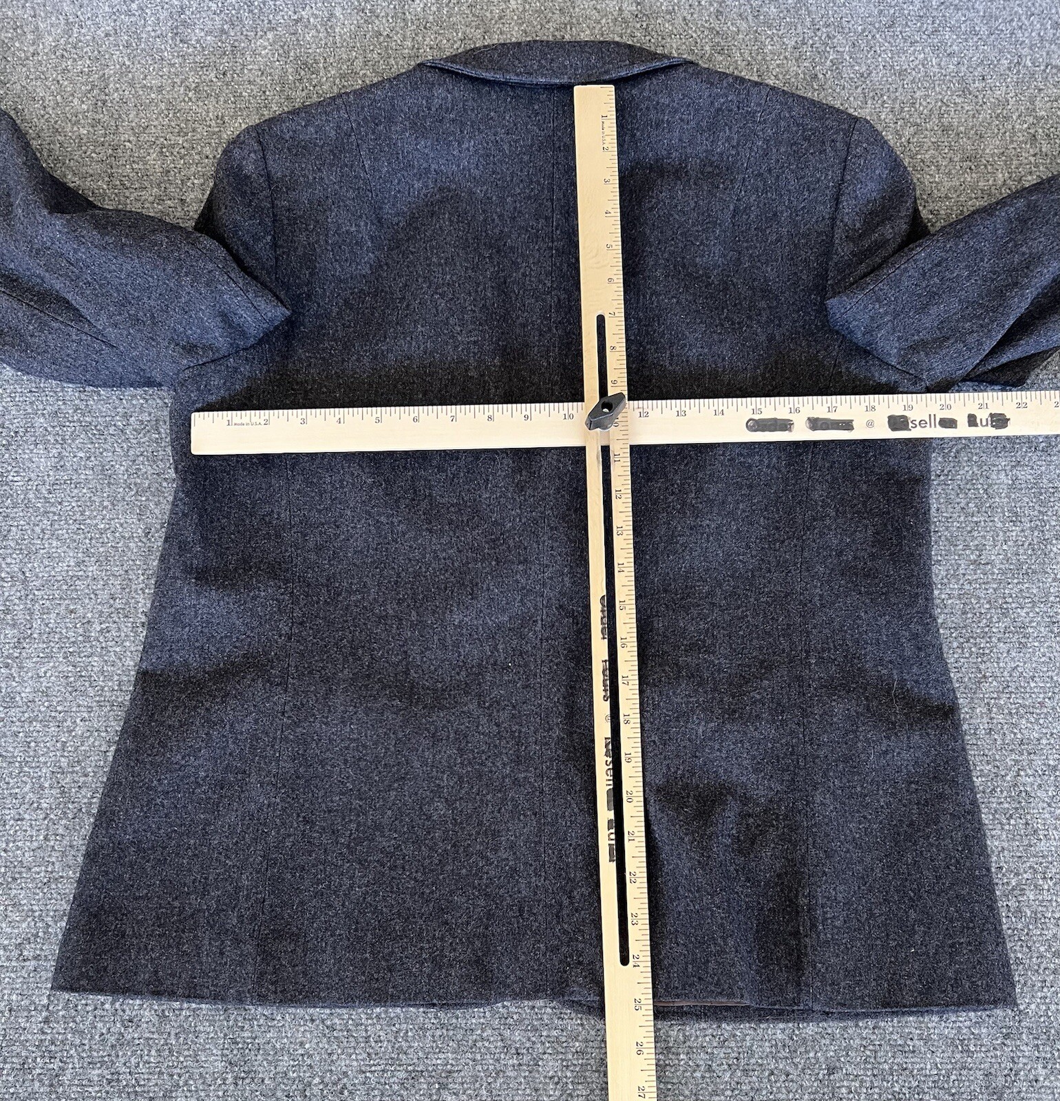 Pendleton Womens Blazer Gray Wool 2 Button Career… - image 11