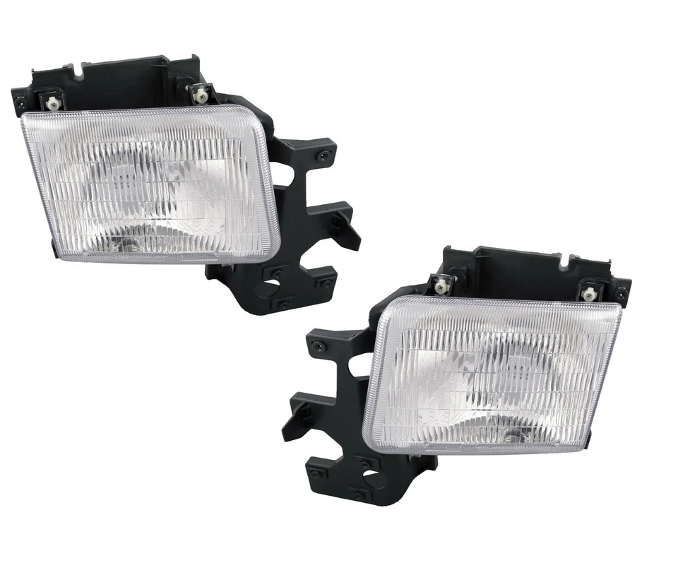 FITS DODGE VAN 1994-1997 B1500/B2500/B3500 HEADLIGHTS HEAD LIGHTS SIGNAL LAMPS - Image 2 of 4