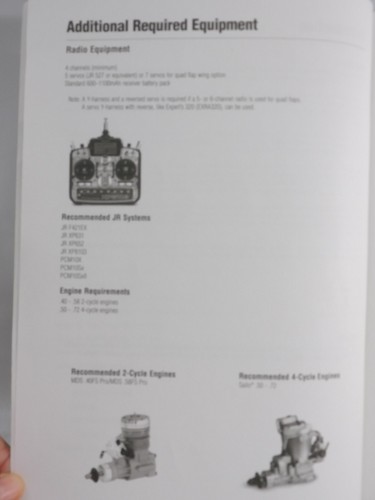 R C Airplane Ultra Stick Instruction Manual .40 Size 2001 82 Pages Hangar 9 - Picture 7 of 14