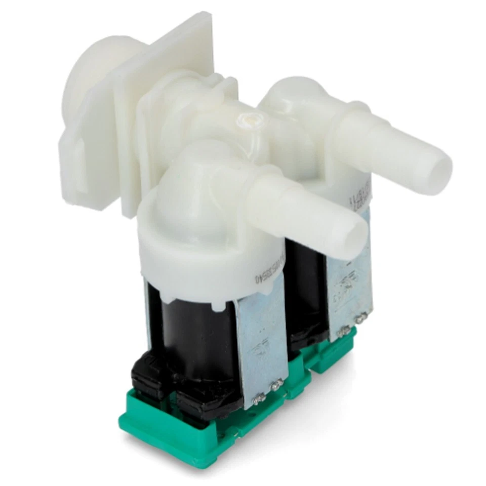 ELETTROVALVOLA CARICO ACQUA DOPPIA LAVATRICE BOSCH 180GRADI CON SCHEDA ELETTRONI - Immagine 3 di 4