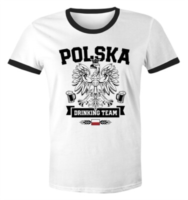 Herren WM-Shirt WM Polska Polen Poland Flagge World Cup Drinking Team 2018