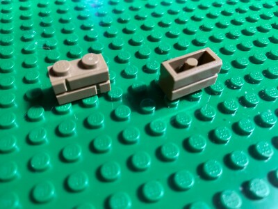 LEGO (3004) 1x2 MARRONE BEIGE MATTONE MURO Mattoncini Brick