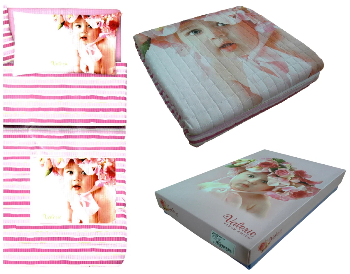 SAPHREAS Copripiumino King Size 3 Pezzi In Cotone Biologico - Motivo Fiori Magnolia Blu E Rosa, 1 Copripiumino 230x220 + 2 Federe 50x75